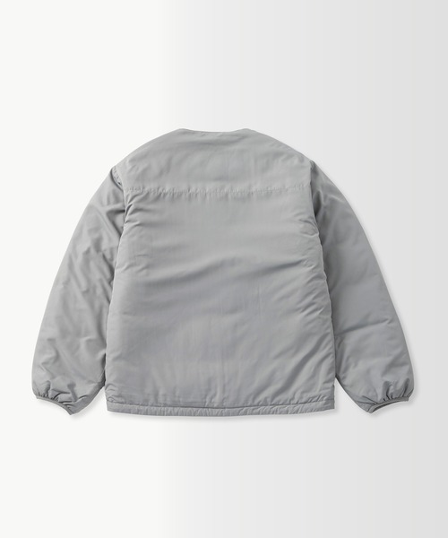 +phenix(プラスフェニックス)の「+phenix(プラスフェニックス)PADDED LINER JACKET / 中綿入りライナージャケット(ノーカラージャケット・メンズ・グレー/ブラウン/ブラック・M/L)」の15枚目の写真