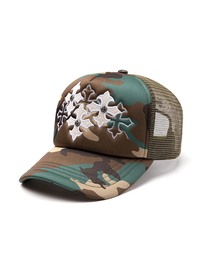 JOINT WORKS（ジョイントワークス）の「SUPPLIER / サプライヤー Cross Leather Patch Mesh Cap（キャップ）」