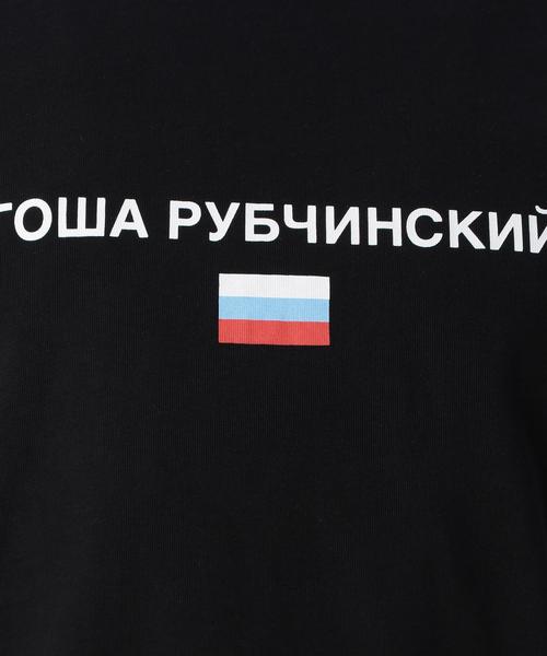 Gosha Rubchinskiy（ゴーシャラブチンスキー）の「GOSHA RUBCHINSKIY(ゴーシャ ラブチンスキー) LARGE LOGO TEE（Tシャツ/カットソー・メンズ・ホワイト/ブラック・MEDIUM/LARGE）」の5枚目の写真