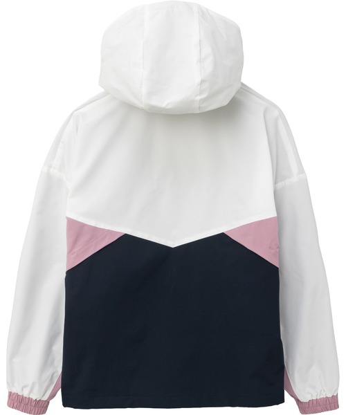 le coq sportif(ルコックスポルティフ)の「ルコックスポルティフ le coq sportif 裏起毛ウィンドブレーカージャケット(ナイロンジャケット・レディース・ネイビー/ピンク/ホワイト×ネイビー・XL/L/M)」の8枚目の写真