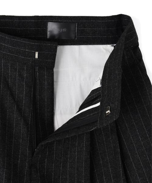SIS（エスアイエス）の「SIS/エスアイエス/STRIPE SLACKS（スラックス・レディース・ブラック・M/L）」の9枚目の写真