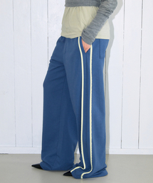 バインディングスウェットパンツ [ブルー]