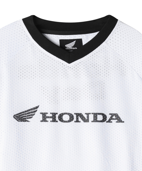 PHYPS MOTORCYCLE(フィップスモーターサイクル)の「チェッカーボードモトジャージー ホワイト(Tシャツ/カットソー・メンズ・その他・SMALL/MEDIUM/LARGE/X-LARGE)」の3枚目の写真