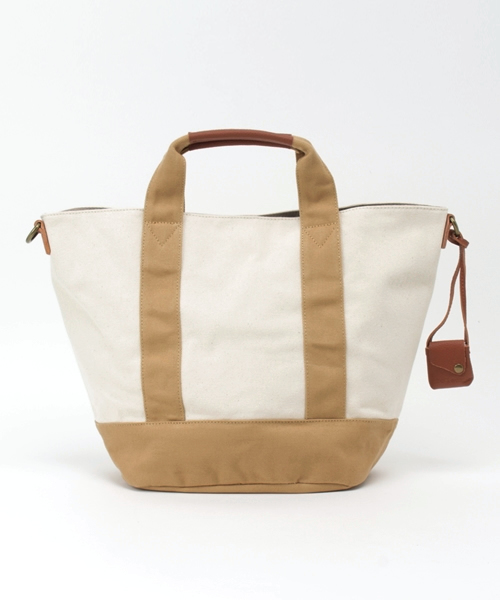 LuuNa（ルーナ）の「toleur キャンバス 2WA ショルダー トートバッグ（ショルダーバッグ・レディース・ベージュ/カーキ/その他・FREE）」の2枚目の写真