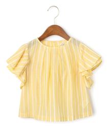 green label relaxing | ストライプジャカート フリルシャツ(シャツ/ブラウス)