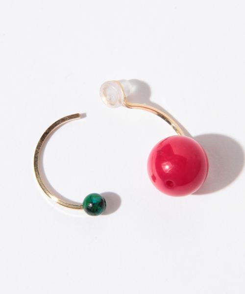 by boe（バイボー）の「by boe×Ray BEAMS / 40th別注 coral ピアス（ピアス（両耳用）・レディース・その他1・ONE SIZE）」の3枚目の写真