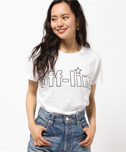 FIGARO Paris（フィガロパリ）の「HAPPINESS off-line Tシャツ◆（Tシャツ/カットソー・レディース・ブラック/ホワイト系その他・36/38）」の11枚目の写真