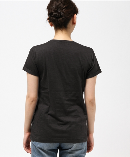 FIGARO Paris（フィガロパリ）の「HAPPINESS off-line Tシャツ◆（Tシャツ/カットソー・レディース・ブラック/ホワイト系その他・36/38）」の5枚目の写真