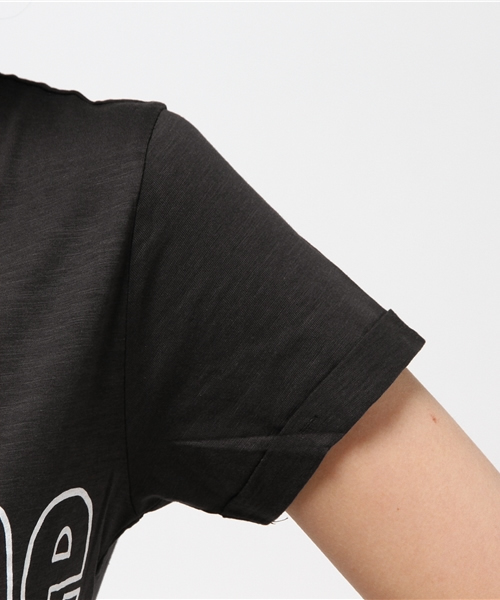 FIGARO Paris（フィガロパリ）の「HAPPINESS off-line Tシャツ◆（Tシャツ/カットソー・レディース・ブラック/ホワイト系その他・36/38）」の7枚目の写真