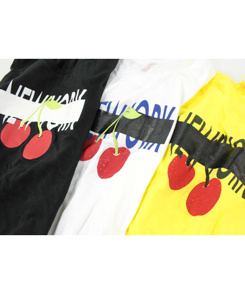 RNA(アールエヌエー)の「M0515 NYチェリーフレアTシャツワンピース(Tシャツ/カットソー・レディース・ブラック/レモンイエロー/ホワイト・MEDIUM)」の7枚目の写真