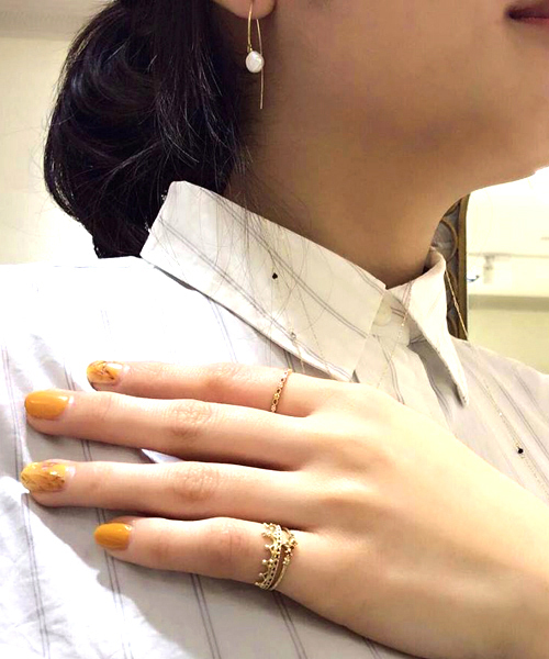 NOJESS（ノジェス）の「K10ピンキーリング（リング）」 - WEAR