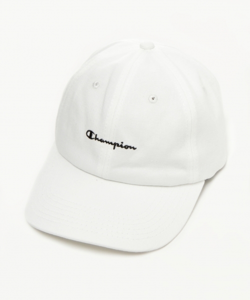 Champion（チャンピオン）の「【Champion/チャンピオン】別注刺繍LOWCAP/745224（キャップ・メンズ・ブルー/ホワイト/ブラック/ピンク/ライトブルー/パープル・FREE）」の2枚目の写真