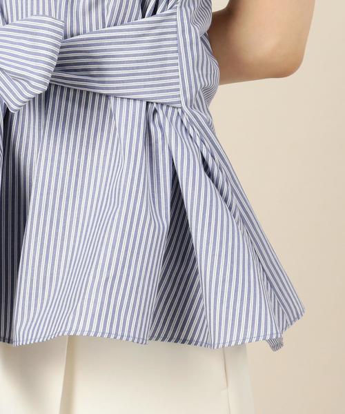 UNITED ARROWS リボンモチーフ ノースリーブ レース＆リボンノースリーブトップス