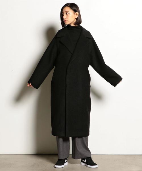 EN ROUTE（アンルート）ウールポリエステル ジャージー ガウンコート ３ EN ROUTE ジャージー ガウンコート