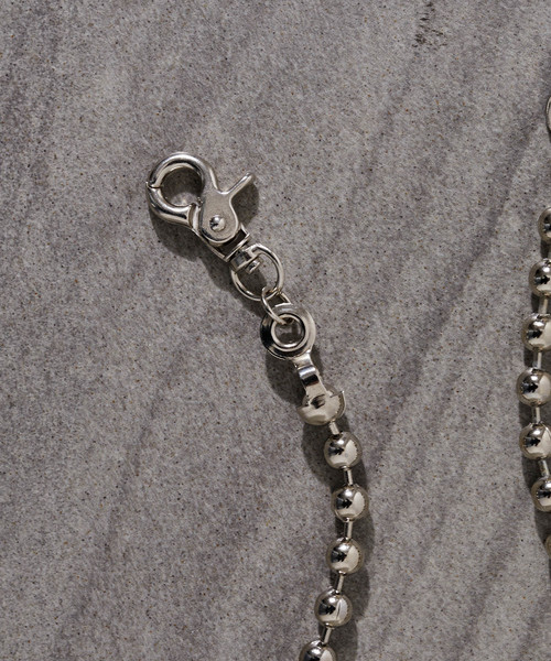 STUDIOUS（ステュディオス）の「【STUDIOUS】メタルボールウォレットチェーン（ウォレットチェーン・メンズ・シルバー・FREE）」の3枚目の写真