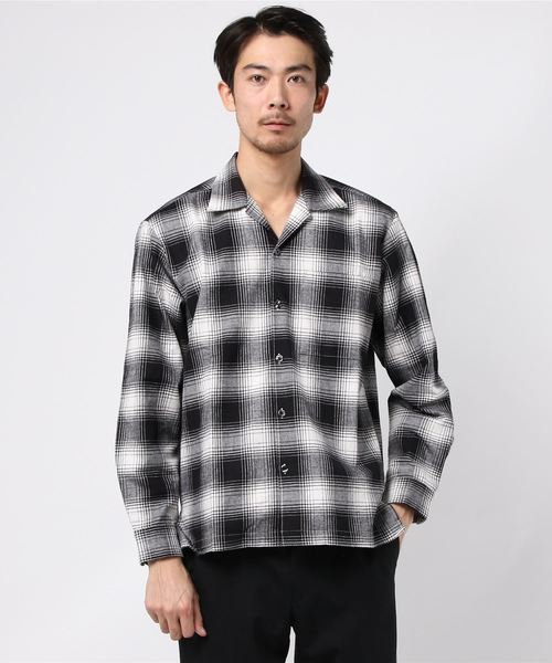 STUDIOUS ビッグチェックオープンカラーシャツ ステュディオス 楽天市場】STUDIOUS/ステュディオスメンズ ドビーチェック