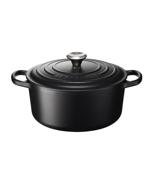 Le Creuset（ルクルーゼ）の「シグニチャー ココット・ロンド 22ｃｍ（鍋/フライパン・レディース・オレンジ/チェリーレッド/イエロー系その他/ホワイト/グリーン系その他/コバルトブルー/ブルー系その他/ホワイト系その他/ピンク系その他2/ブラック系その他/レッド系その他/ベージュ系その他/オレンジ系その他/グリーン系その他2・22cm）」の4枚目の写真