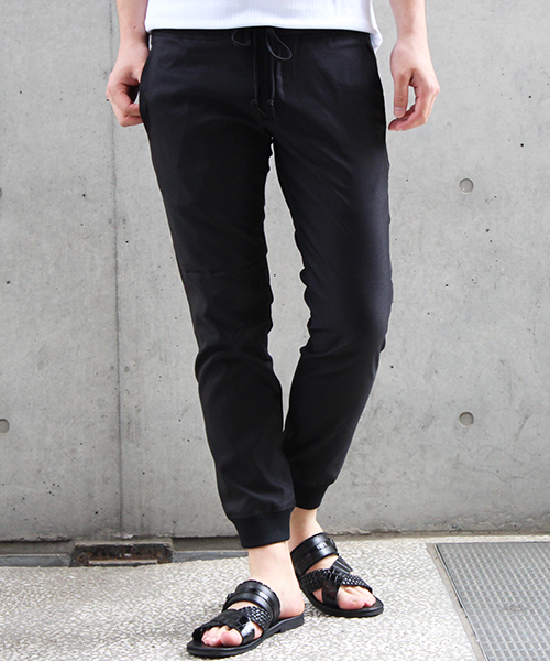 TORNADO MART(トルネードマート)の「TORNADO MART∴クールモーションツイルリブパンツ(パンツ)」|ブラック