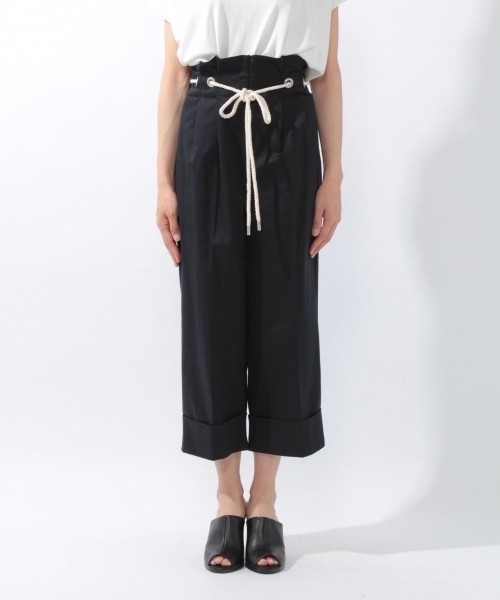 laboratory work（ラボラトリーワーク）の「ロープベルトセミワイドパンツ（その他パンツ・レディース・ネイビー/モカ/キャメル・MEDIUM）」の13枚目の写真