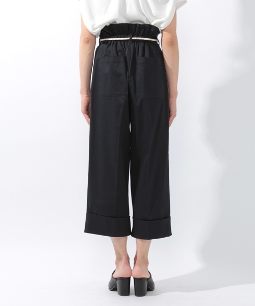 laboratory work（ラボラトリーワーク）の「ロープベルトセミワイドパンツ（その他パンツ・レディース・ネイビー/モカ/キャメル・MEDIUM）」の14枚目の写真