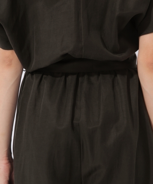 laboratory work(ラボラトリーワーク)の「ベルト付きコンビネゾン(サロペット/オーバーオール・レディース・ブラック/ベージュ・MEDIUM)」の19枚目の写真