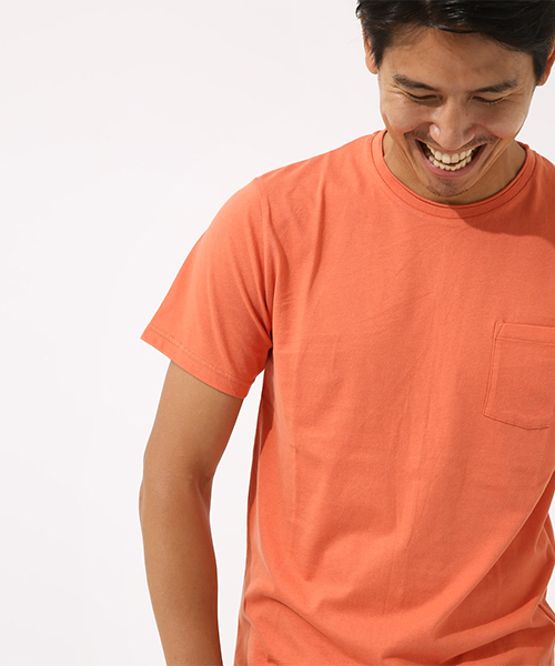 AZUL by moussy（アズールバイマウジー）の「カットオフクルーネック半袖T（Tシャツ/カットソー・メンズ・ホワイト/ブラック/ネイビー/オレンジ・SMALL/MEDIUM/LARGE/X-LARGE/X-SMALL）」の5枚目の写真