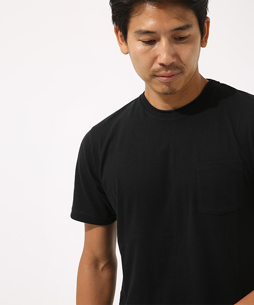 AZUL by moussy（アズールバイマウジー）の「カットオフクルーネック半袖T（Tシャツ/カットソー・メンズ・ホワイト/ブラック/ネイビー/オレンジ・SMALL/MEDIUM/LARGE/X-LARGE/X-SMALL）」の22枚目の写真