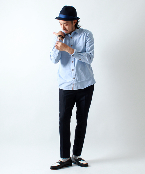 BEAMS（ビームス）の「□BEAMS / WOOL アンクルスラックス（スラックス・メンズ・グレー/ネイビー・SMALL/MEDIUM/LARGE）」の12枚目の写真