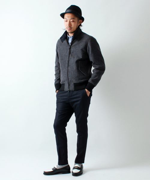 BEAMS（ビームス）の「□BEAMS / WOOL アンクルスラックス（スラックス・メンズ・グレー/ネイビー・SMALL/MEDIUM/LARGE）」の13枚目の写真
