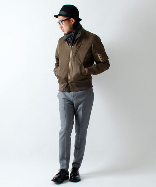BEAMS（ビームス）の「□BEAMS / WOOL アンクルスラックス（スラックス・メンズ・グレー/ネイビー・SMALL/MEDIUM/LARGE）」の18枚目の写真