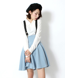 WEGO | WEGO/サスペンダー付ボリュームスカート(スカート)