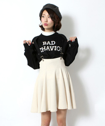 WEGO | WEGO/サスペンダー付ボリュームスカート(スカート)