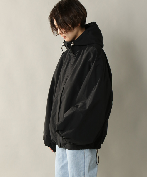 notch.（ノッチ）の「ボリュームソデマウンテンパーカー（マウンテンパーカー・レディース・ブラック/ベージュ/オリーブ/ライトベージュ・M）」の15枚目の写真