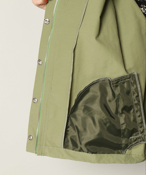 notch.（ノッチ）の「ボリュームソデマウンテンパーカー（マウンテンパーカー・レディース・ブラック/ベージュ/オリーブ/ライトベージュ・M）」の18枚目の写真