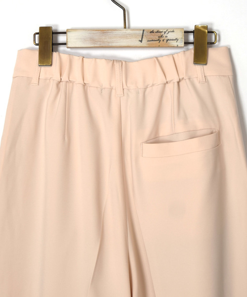 w closet(ダブルクローゼット)の「ポリカルゼカラータックパンツ(その他パンツ・レディース・ラベンダー/カーキ/キナリ・FREE)」の16枚目の写真