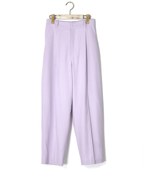 w closet(ダブルクローゼット)の「ポリカルゼカラータックパンツ(その他パンツ・レディース・ラベンダー/カーキ/キナリ・FREE)」の11枚目の写真