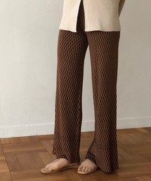 TODAYFUL | ジオメトリックニットパンツ(その他パンツ)
