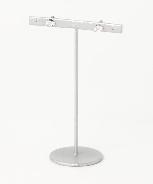 TONE SELECT GOODS(トーンセレクトグッズ)の「【925 SILVER ACC】Native天然石ピアスSV925(OG)(ピアス(両耳用)・レディース・ブラック・FREE)」の2枚目の写真