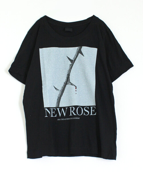 RNA(アールエヌエー)の「M1169 NEW ROSE TEE(Tシャツ/カットソー・レディース・ホワイト/ブラック/ピンク・MEDIUM)」の3枚目の写真