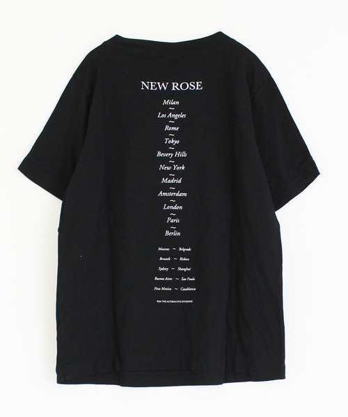 RNA(アールエヌエー)の「M1169 NEW ROSE TEE(Tシャツ/カットソー・レディース・ホワイト/ブラック/ピンク・MEDIUM)」の13枚目の写真