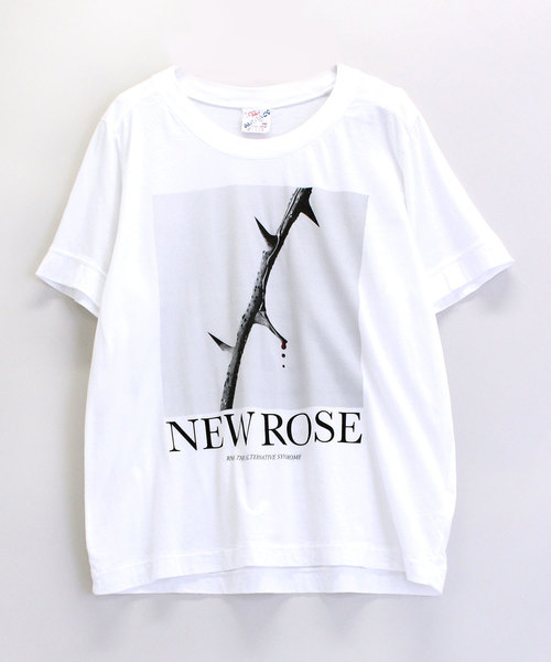 RNA(アールエヌエー)の「M1169 NEW ROSE TEE(Tシャツ/カットソー・レディース・ホワイト/ブラック/ピンク・MEDIUM)」の14枚目の写真