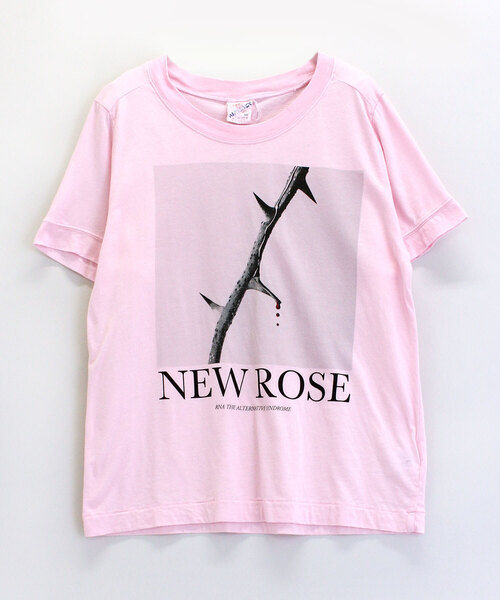 RNA(アールエヌエー)の「M1169 NEW ROSE TEE(Tシャツ/カットソー・レディース・ホワイト/ブラック/ピンク・MEDIUM)」の9枚目の写真