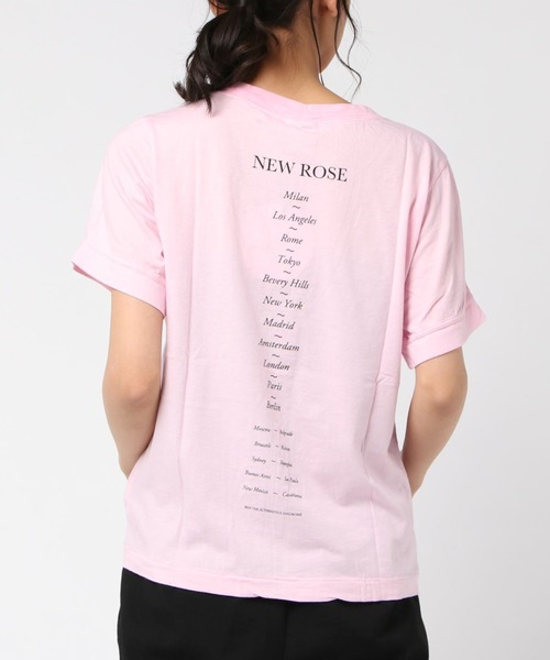 RNA(アールエヌエー)の「M1169 NEW ROSE TEE(Tシャツ/カットソー・レディース・ホワイト/ブラック/ピンク・MEDIUM)」の18枚目の写真