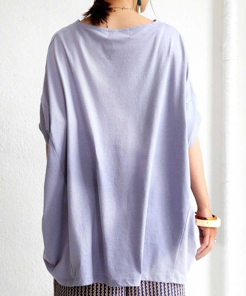 antiqua(アンティカ)の「ドルマントップス(Tシャツ/カットソー・レディース・ブラック/オフホワイト/オートミール/ブラック系その他/ブラウン系その他/チョコ/マスタード/パープル系その他/ブラウン系その他2/ベージュ系その他/オレンジ・FREE)」の22枚目の写真