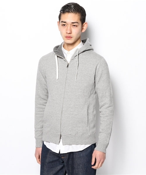 PAPER CHEST(ペーパーチェスト)の「PAPER CHEST MENS / 裏毛パーカー(パーカー・メンズ・トップグレー・4/3)」の1枚目の写真