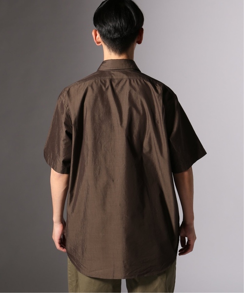 Kaptain Sunshine(キャプテン サンシャイン)の「KAPTAIN SUNSHINE/キャプテンサンシャイン : Regular Collar S/S shir#(シャツ/ブラウス・メンズ・グレー/ブラウン・36/38)」の10枚目の写真