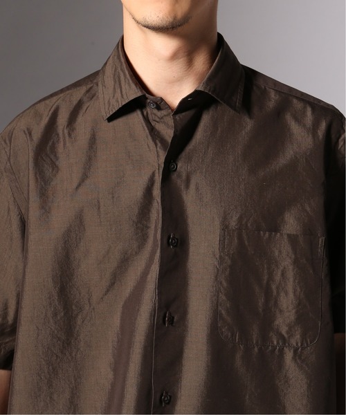 Kaptain Sunshine(キャプテン サンシャイン)の「KAPTAIN SUNSHINE/キャプテンサンシャイン : Regular Collar S/S shir#(シャツ/ブラウス・メンズ・グレー/ブラウン・36/38)」の11枚目の写真