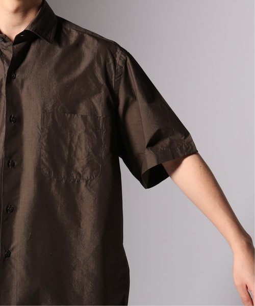 Kaptain Sunshine(キャプテン サンシャイン)の「KAPTAIN SUNSHINE/キャプテンサンシャイン : Regular Collar S/S shir#(シャツ/ブラウス・メンズ・グレー/ブラウン・36/38)」の13枚目の写真