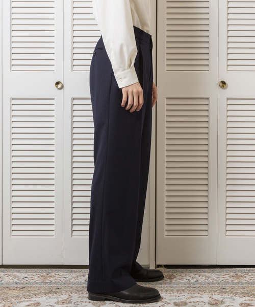 FACTOTUM(ファクトタム)の「【FACTOTUM】ストレッチサキソニー1タックワイドスラックス(スラックス・メンズ・ベージュ/オレンジ/ネイビー・44/46/48)」の10枚目の写真