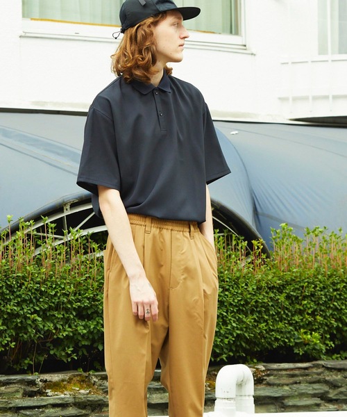 MAISON SPECIAL（メゾンスペシャル）の「トリクシオンテックポロシャツ 【MAISON SPECIAL/メゾンスペシャル】（ポロシャツ・メンズ・ブラック/ネイビー・44/46/48）」の13枚目の写真